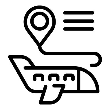 Uçak göçü ikonu ana hat vektörü. Göçmen insanlar. Savaş ailesi