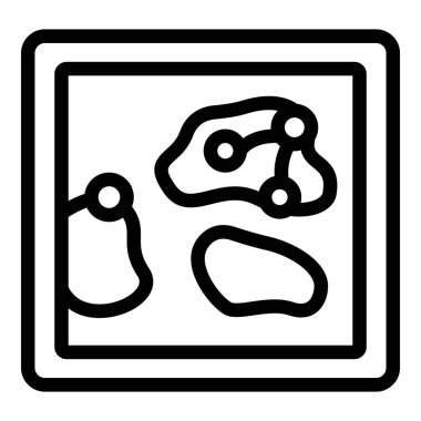 Göç haritası taslak vektörü. Savaş mültecisi. Kötü yardım