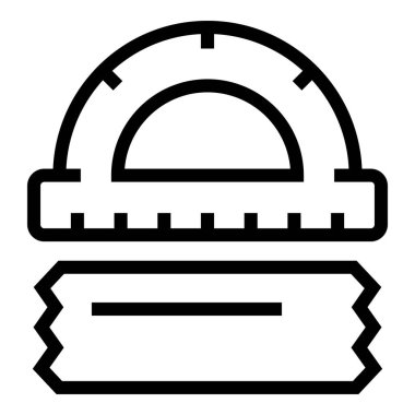 Nakış araçları simgesi ana hatları vektörü. El işi sanatı. Yaratıcı kumaş