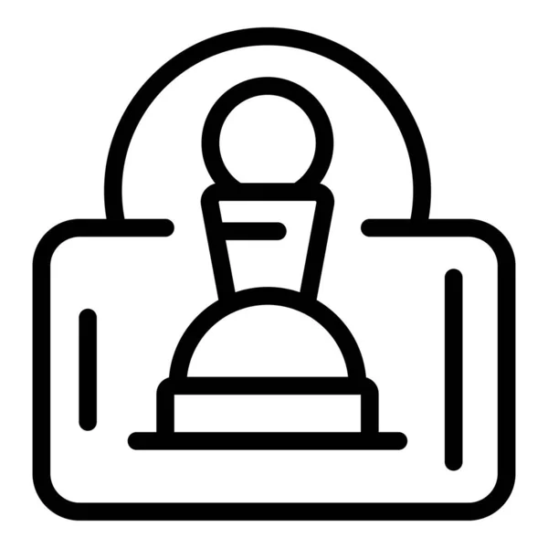 Vektor Osnovy Sociální Šachové Ikony Herní Deska Počítačová Sázka — Stockový vektor