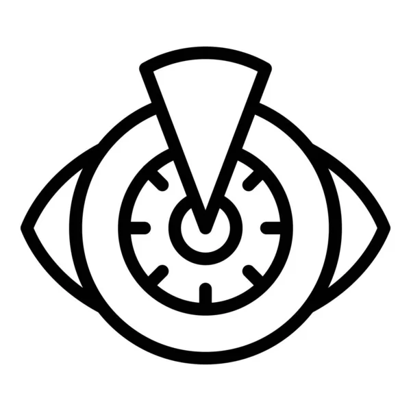 Оптичний Вектор Контурів Піктограм Очей Хірургічне Бачення Здоров Краплі — стоковий вектор