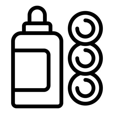 Boya püskürtücü ikon ana hatları vektörünü göster. Araba spreyi. Otomatik servis