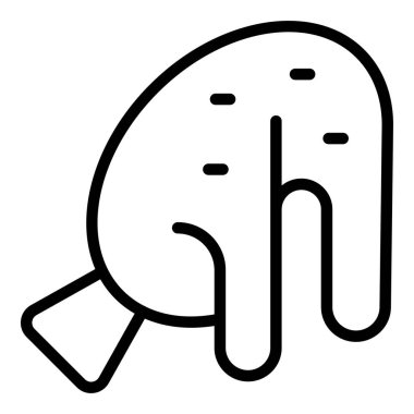 Soslu mısırlı sosis taslak vektörü. Sosisli sandviç. Kızarmış peynir.