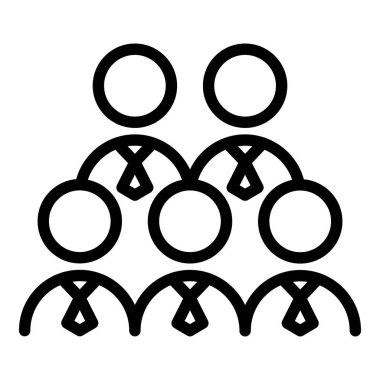 Sosyal hizmet ikonu ana hatları vektörünü gruplandırın. İnsanlar yardım eder. Kıdemli yardım