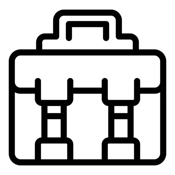 Hardware Box Icon Outline Vector Tool Kit Repair Box — Stock Vector
