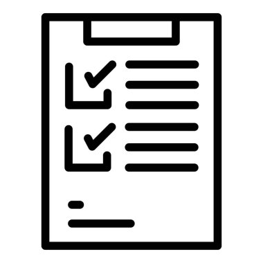 Onaylanmış kod simgesi dış hat vektörü. Şirket uygulaması. Süreç oluşturma