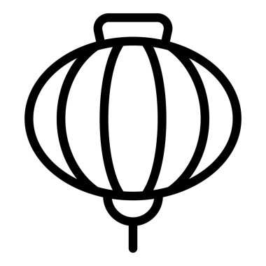 Japonya sokak lambası ikonu ana hat vektörü. Şehir kulesi. Kyoto Japoncası