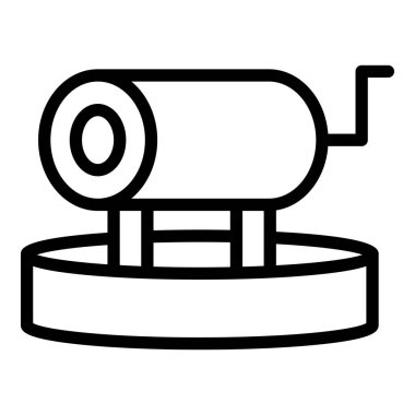 Mum ikonu ana hatları vektörü oluşturuyorum. Sanatçı atölyesi. Propolis oluştur