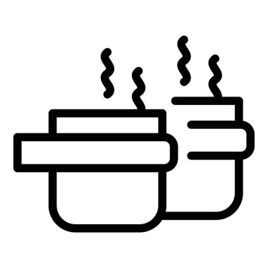 Mum tüttürme ikon ana hatları vektörü. Doğal üretim. Bodrum katı.