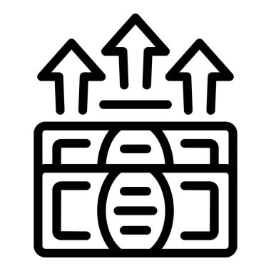 Nakit Yöneticisi ikon ana hatları vektörü. Şirket işleri. Takım başı