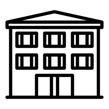 Karadağ şehir merkezi imaj çizgisi vektörü. Harita turu. Balkan kıyıları