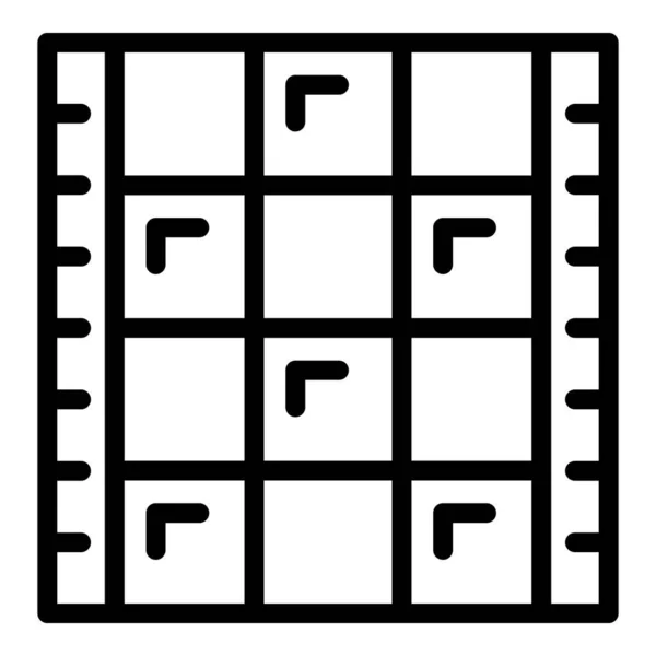 Keramische Kachelsymbole Umrissvektor Marmoroberfläche Texturmaterial — Stockvektor
