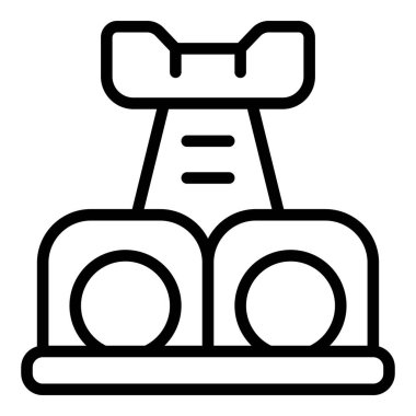 Kedi ev ikonu taslak vektörünü doldurun. Evcil hayvan evi. Mobilya dükkanı