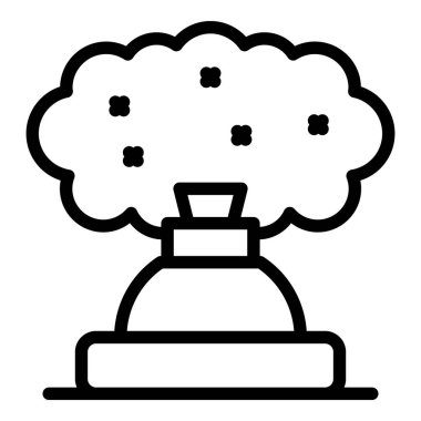 Böcek spreyi ikon ana hatları vektörü. Haşere kontrolü. Hata önleme