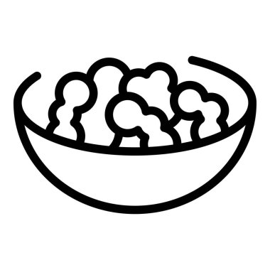 Asya salatası ikonu ana hatları vektörü. Tapınak şehri. Tibet seyahati