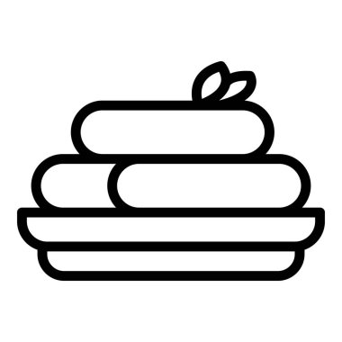 Kolkata mutfak ikonu ana hatları vektörü. Hint mimarisi. Şehir turizmi