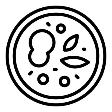 Kolkata çorba ikonu ana hatları vektörü. Şehir turizmi. Victoria kapısı