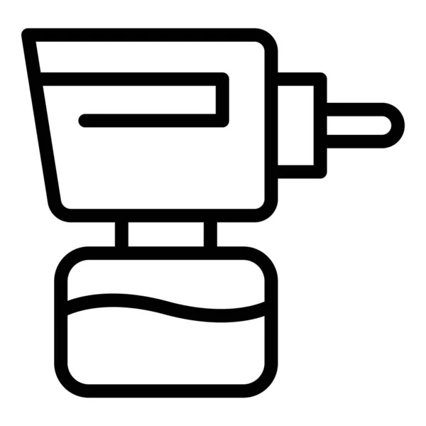 Electric Plug Icon Outline Vector Malaria Control Spray Pest — Stock Vector