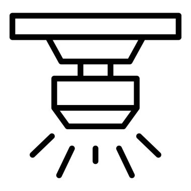 Sprey araba yıkama ikonu ana hat vektörü. Oto yıkama makinesi. Temiz köpük