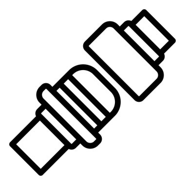 Modern araba kemeri ikonu ana hatları vektörü. Güvenlik koltuğu. Güvenli sürüş