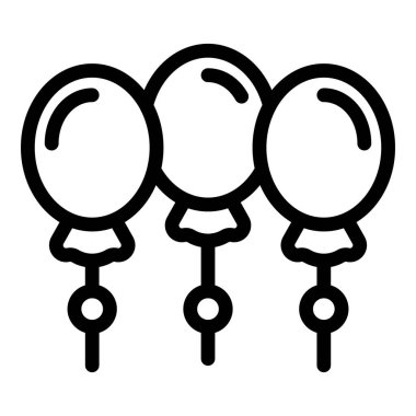 Çikolatalı şeker ikonu ana hatları vektörü. Şelale makinesi. Fondü yiyecekler