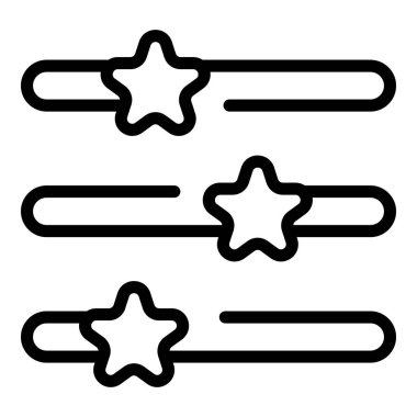 Gıda gözden geçirme ikonu ana hatları vektörü. Güvenlik denetimi. Sertifika kalitesi