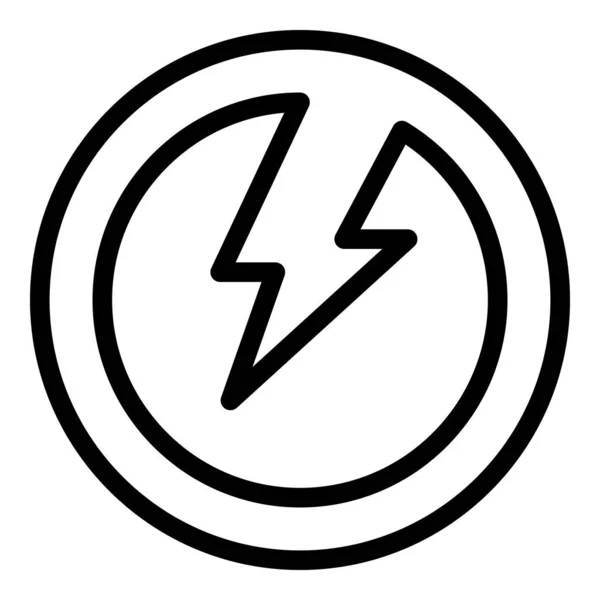 Ikona Darmowej Energii Wskazuje Wektor Hotelu Nowoczesne Zasoby — Wektor stockowy