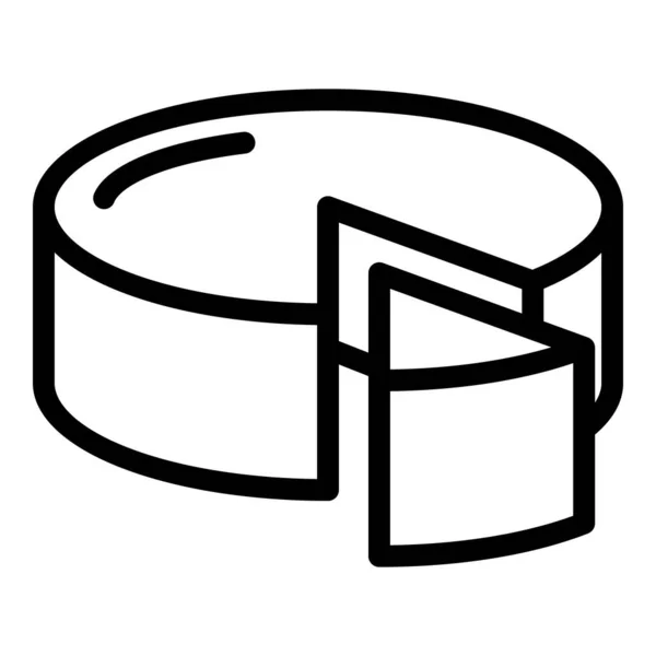 Ελβετικό Εικονίδιο Cheddar Διάνυσμα Περίγραμμα Τυρί Φοντύ Μάγειρας Αγελάδας — Διανυσματικό Αρχείο