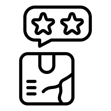 Kontrol parsel simgesi dış hat vektörü. Kırık dönüş. Hata kontrolü