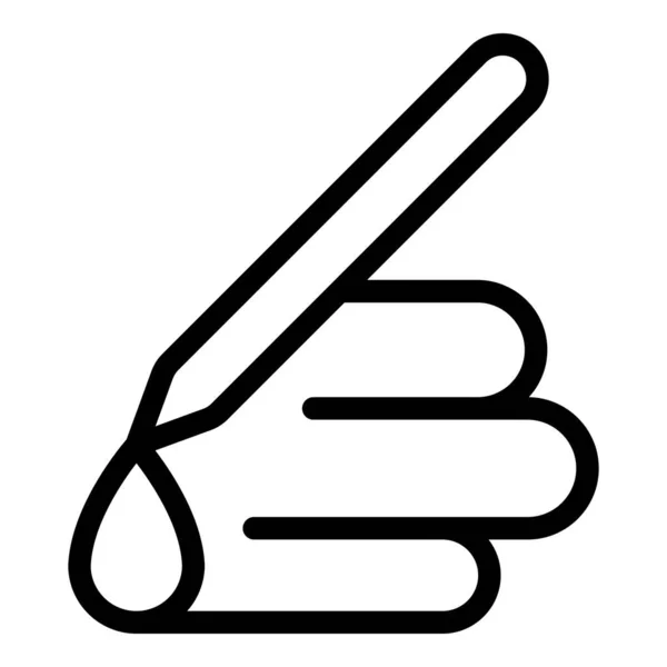 Punkt Rysować Ikonę Zarys Wektor Cyfrowy Długopis Tabletka — Wektor stockowy