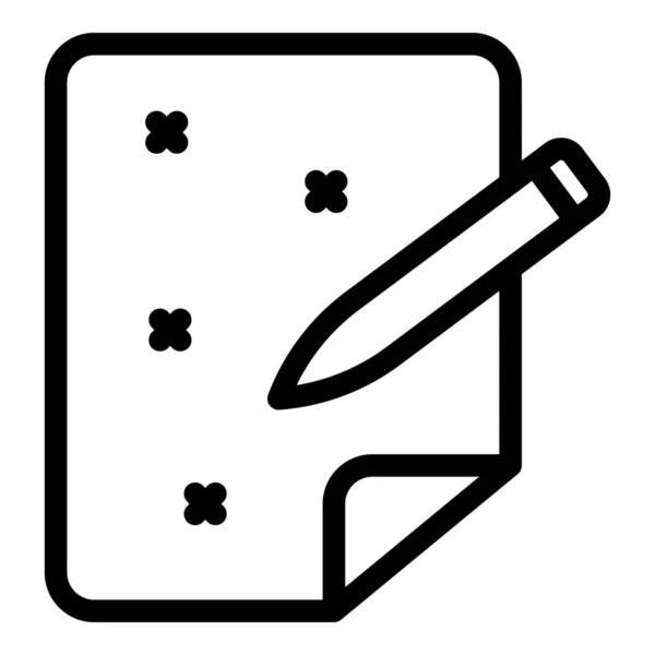 Цифрова Паперова Ручка Описує Вектор Дизайн Планшетів Олівець — стоковий вектор