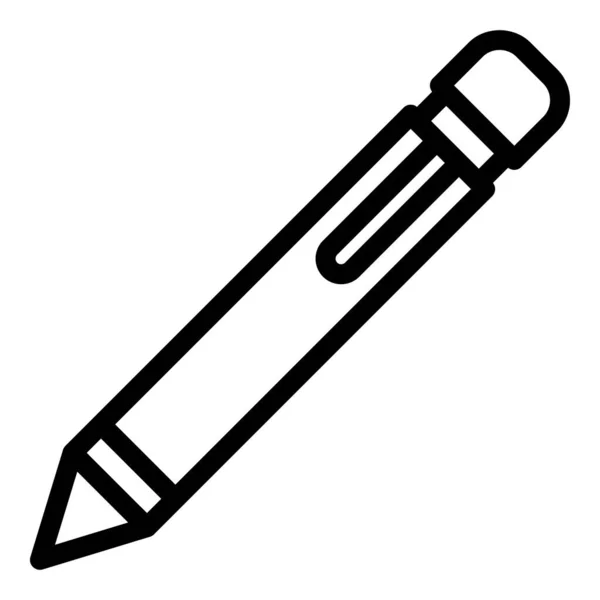 Вектор Контуру Піктограми Комп Ютерної Ручки Цифровий Дизайн Малювати Комірку — стоковий вектор