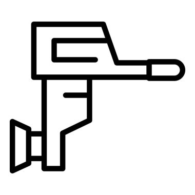 Hızlı motor simgesi taslak vektörünü takip et. Motorlu tekne motoru. Balıkçı okyanus