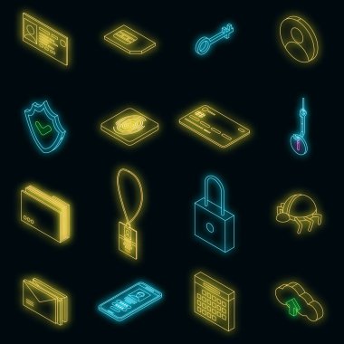 Siyah üzerine kişisel inneon rengi