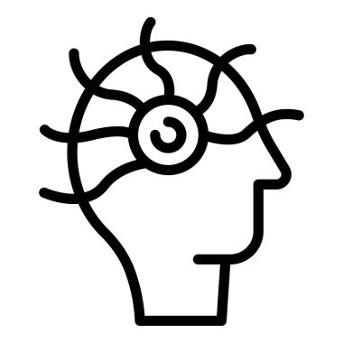 Özürlülük, ikon ana hatlarını öğrenme vektörü. Okul eğitimi. Sosyal öğrenim