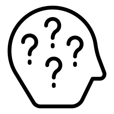 Soru simgesi özet vektörünü öğren. Çocuk eğitimi. Engelli sınıf