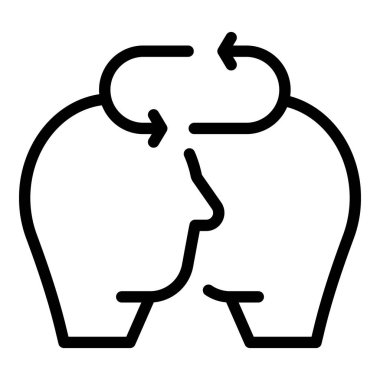 Çalışma ikonu ana hatları vektörü öğreniliyor. Okul eğitimi. Sınıf öğrenimi