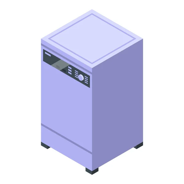 Піктограма Машини Посудомийної Машини Ізометричний Вектор Посудомийний Засіб Мильний Продукт — стоковий вектор