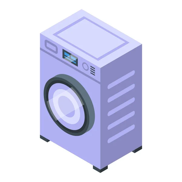 Waschmaschinensymbol Isometrischer Vektor Vakuum Mitarbeiter Berufstätige — Stockvektor