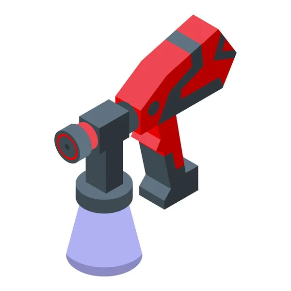 Paint Gun Icon Isometrischer Vektor Auto Sprayer Industrielle Farbe — Stockvektor