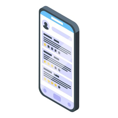 Akıllı telefon düzeyi yetenek ikonu izometrik vektörü. Eğitim kariyeri. Yumuşak beyin