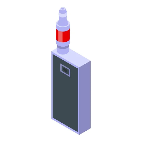 Vape Liquid Icon Isometric Vector Electronic Cigarette Smoke Electric — Stock Vector