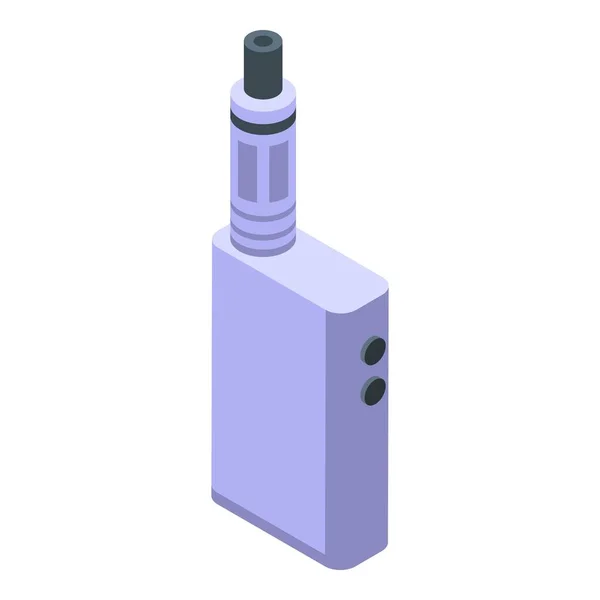 Vape Vloeistof Pictogram Isometrische Vector Elektronische Sigaret Elektrische Rook — Stockvector