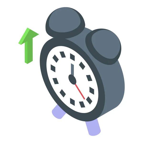 Alarma Reloj Habilidad Icono Vector Isométrico Nivel Entrenamiento Objetivo Capacidad — Archivo Imágenes Vectoriales