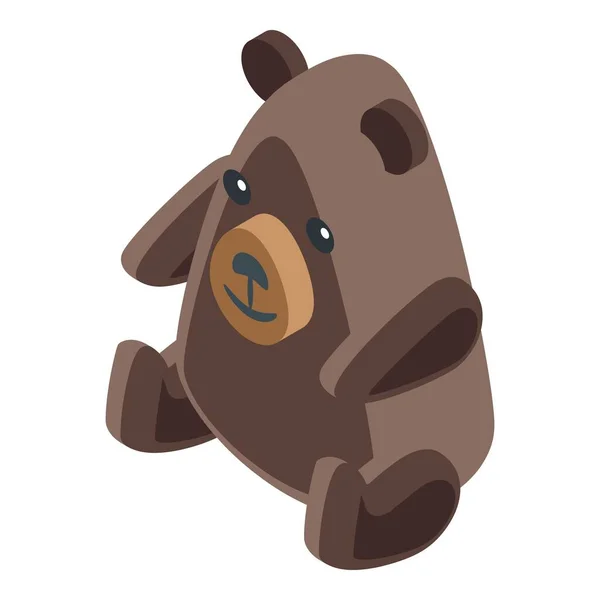 Baby Bear Symbol Isometrischen Vektor Gesundheit Säuglingsformel — Stockvektor