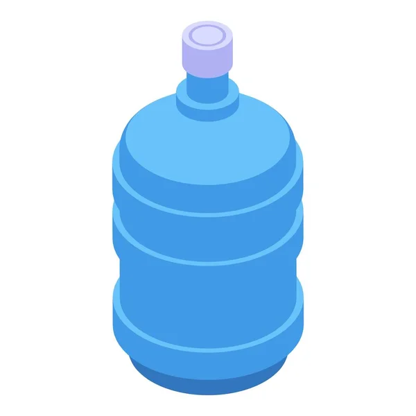 Wasser Lieferung Symbol Isometrischen Vektor Büroflasche Aqua Cargo — Stockvektor