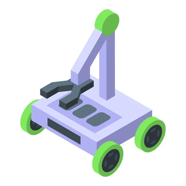 Robot Pliers Icon Isometric Vector Tech Smart Virtual Program — Stock Vector