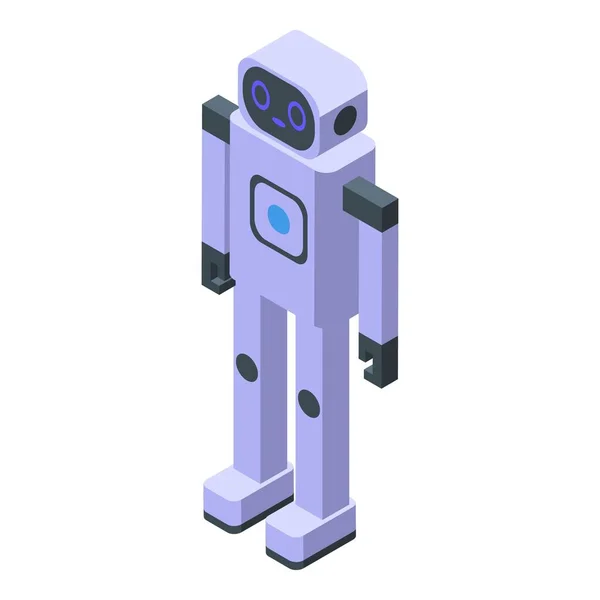 Robot Icono Vector Isométrico Inteligente Tecnología Bot Futuro — Archivo Imágenes Vectoriales