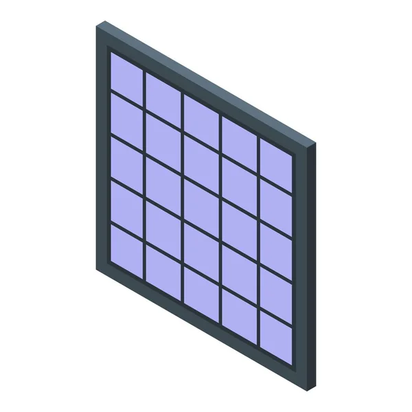 Zachte Lucht Filter Pictogram Isometrische Vector Schone Stroom Zuiver Rook — Stockvector