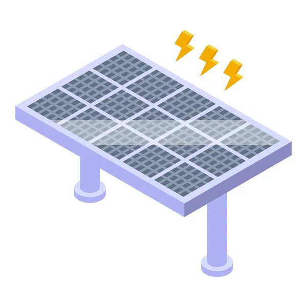 Icon Isometrischer Vektor Für Solarzellen Umweltenergie Kammökologie — Stockvektor